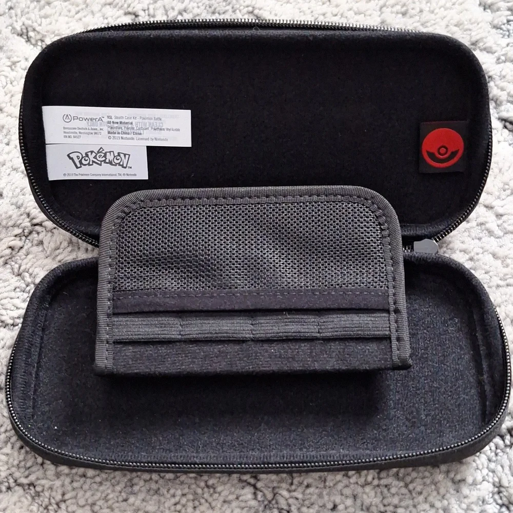 Nintendo Switch Lite hard zip cases EUC